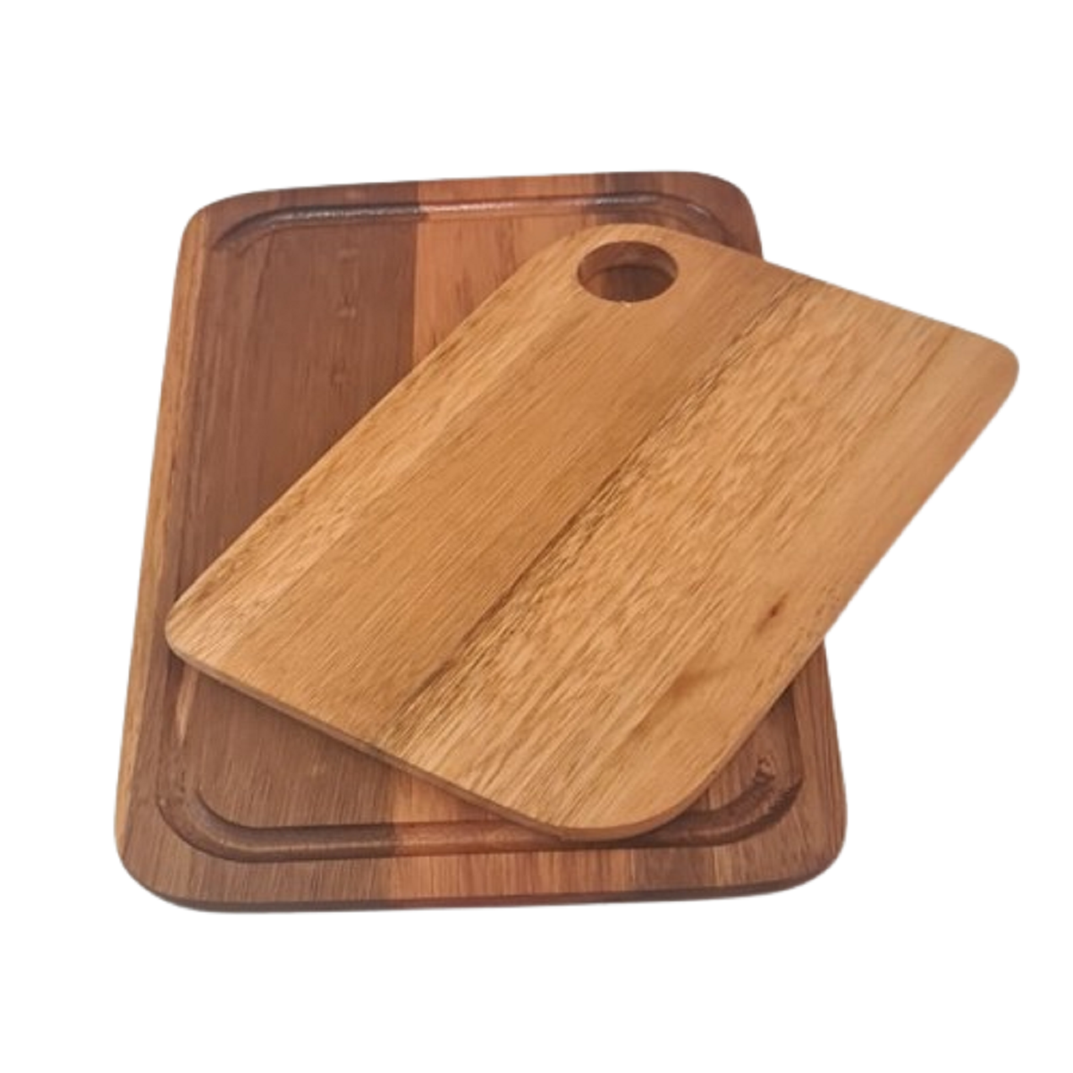 Kit Tábua com furo e Tábua carne com canaleta para cortes