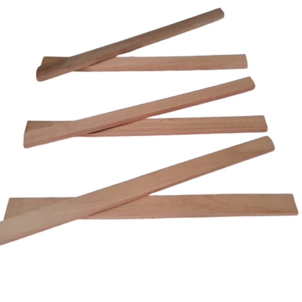 Kit 6 trilho guia de madeira