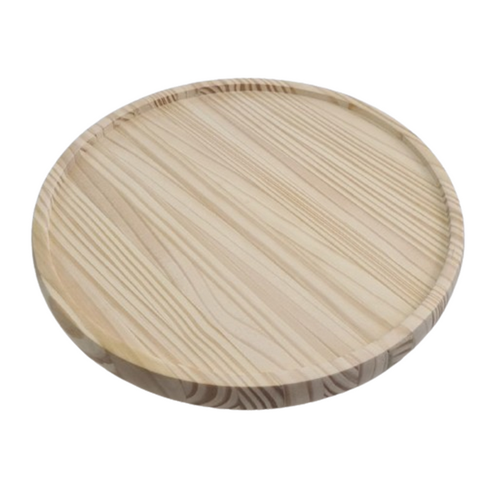 Tábua 33cm para pizza com rebaixe 30cm