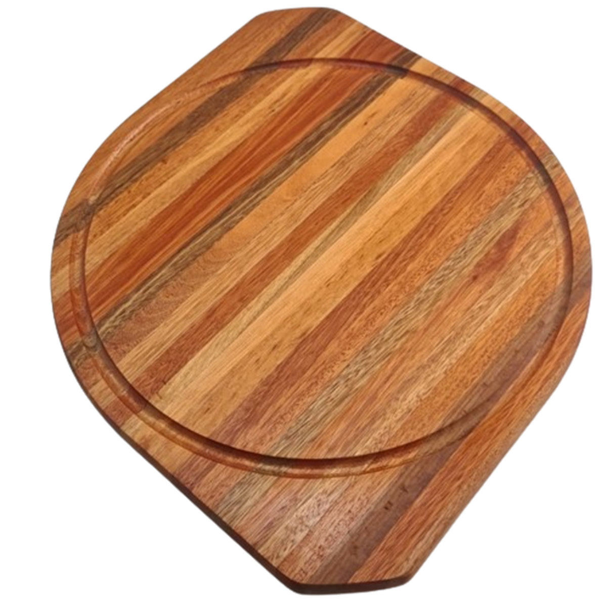 Prato para pizza 38x47x2,5 Cm. Com pegadores/Canaleta - Eucal. com Selador