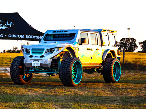 Layin at the Lake Lifted custom Jeep
