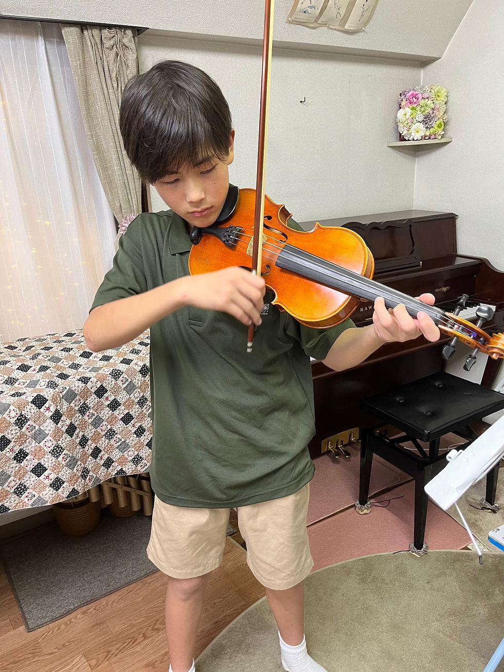 中学生になりました!日曜日のレッスン✨