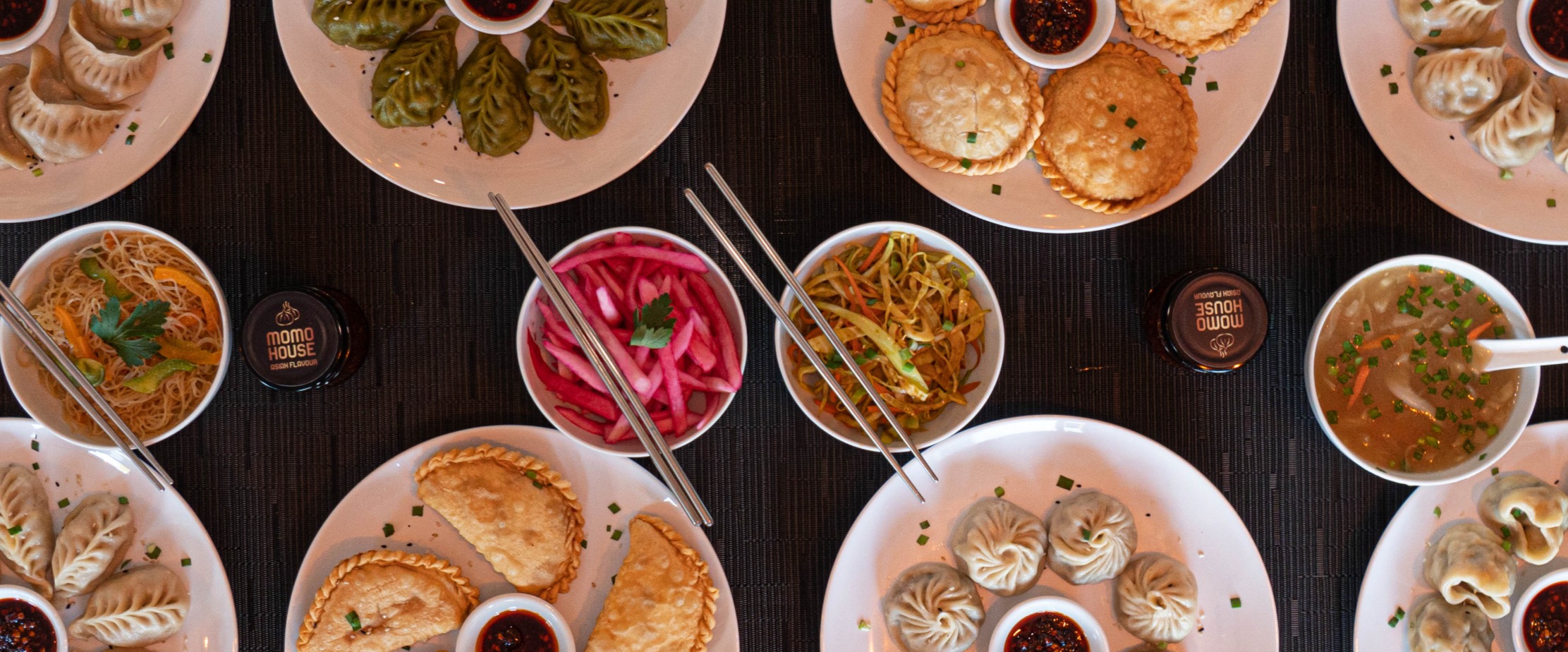 Arranged Food and Objects
