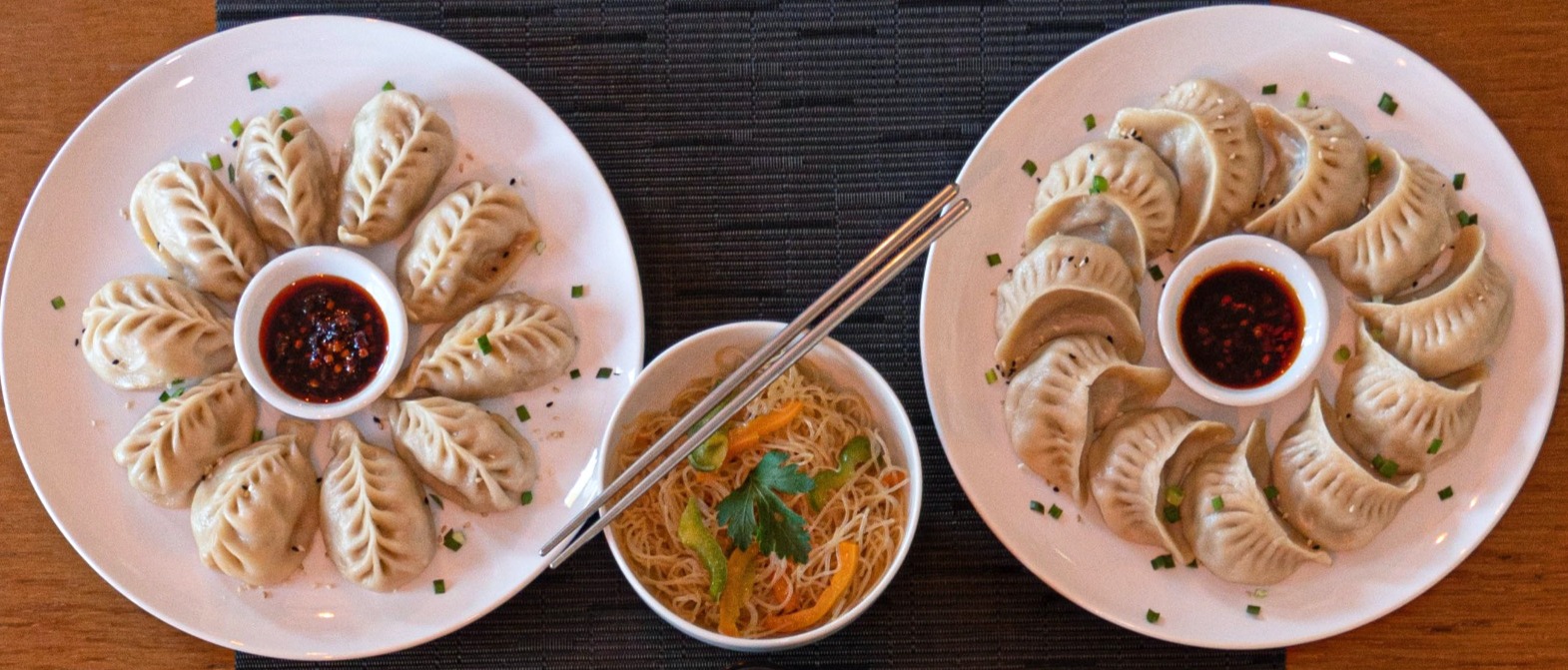 Arranged Food and Objects