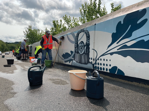 MATLOCK MURAL SPRING CLEAN