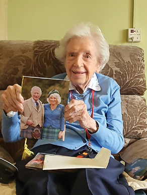 RESIDENT AT HATHERSAGE HOME MARKS 105TH BIRTHDAY WITH INTIMATE PARTY