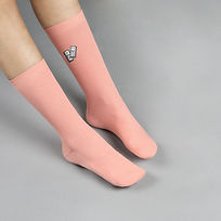 Rosa Dominos Socken