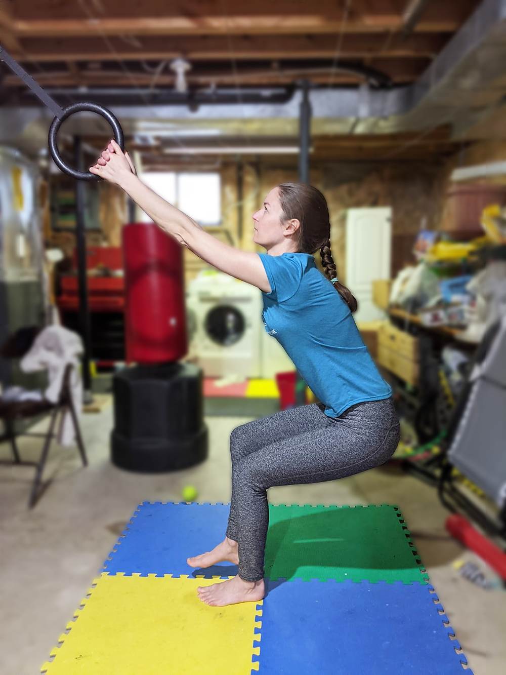 Advanced exercise to rehab knee single leg squat