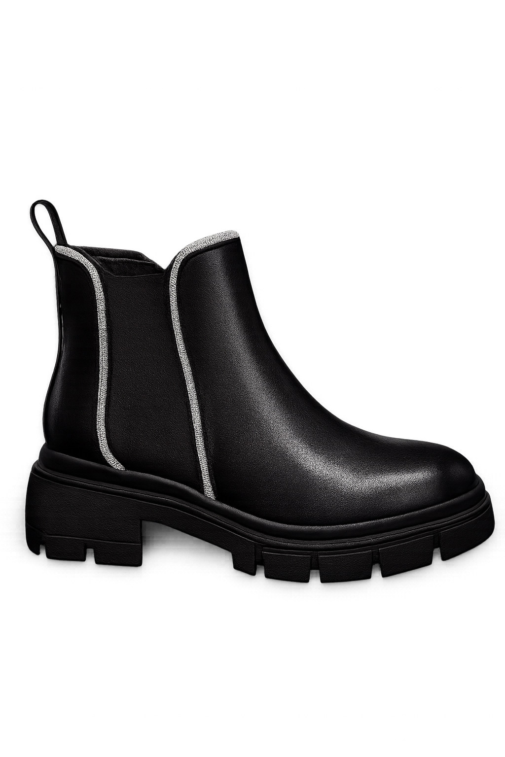 Black Platform Ankle Boot