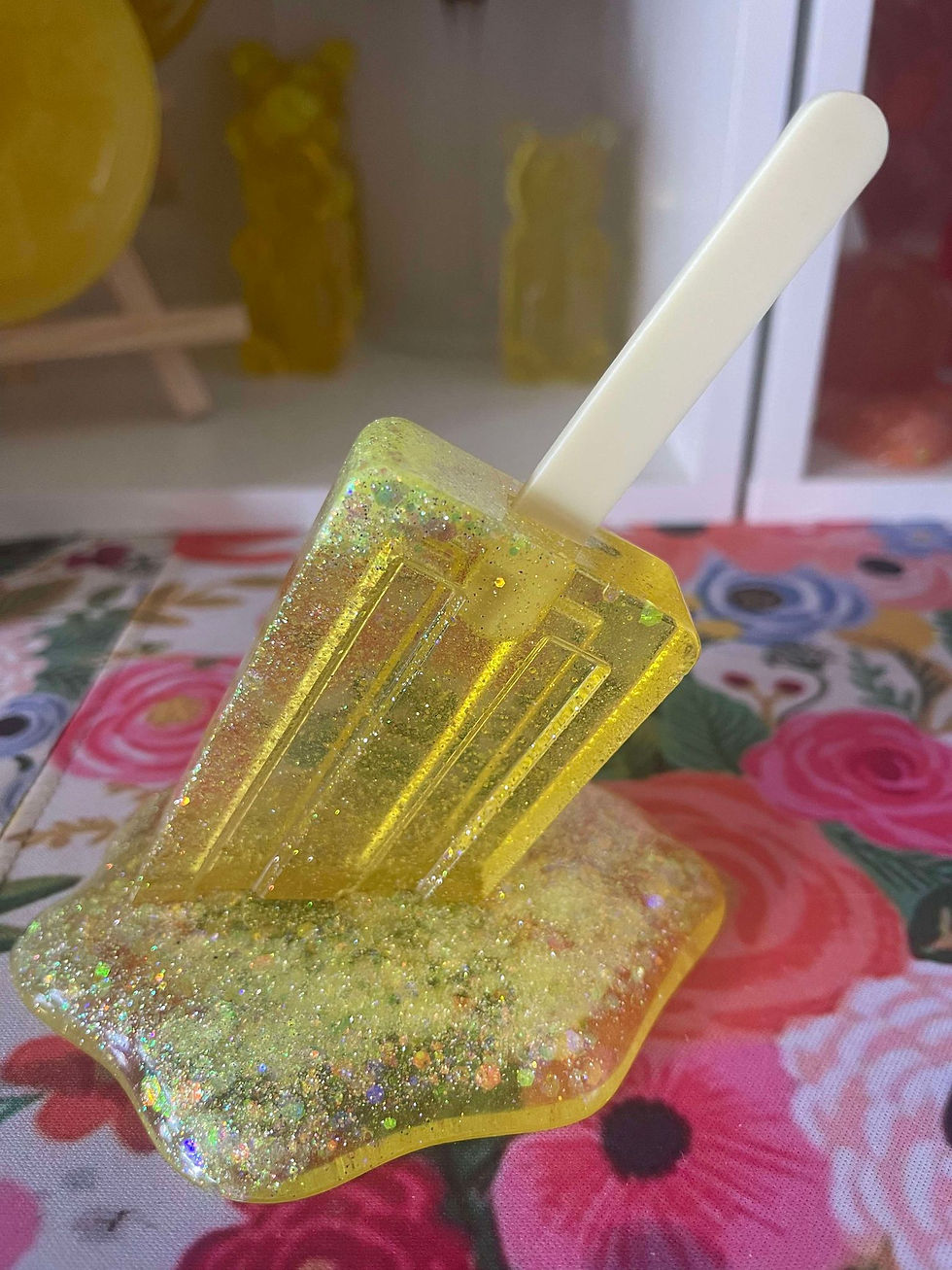 Thumbnail: CHUNKY GLITTER RAINBOW MELTING POPSICLES