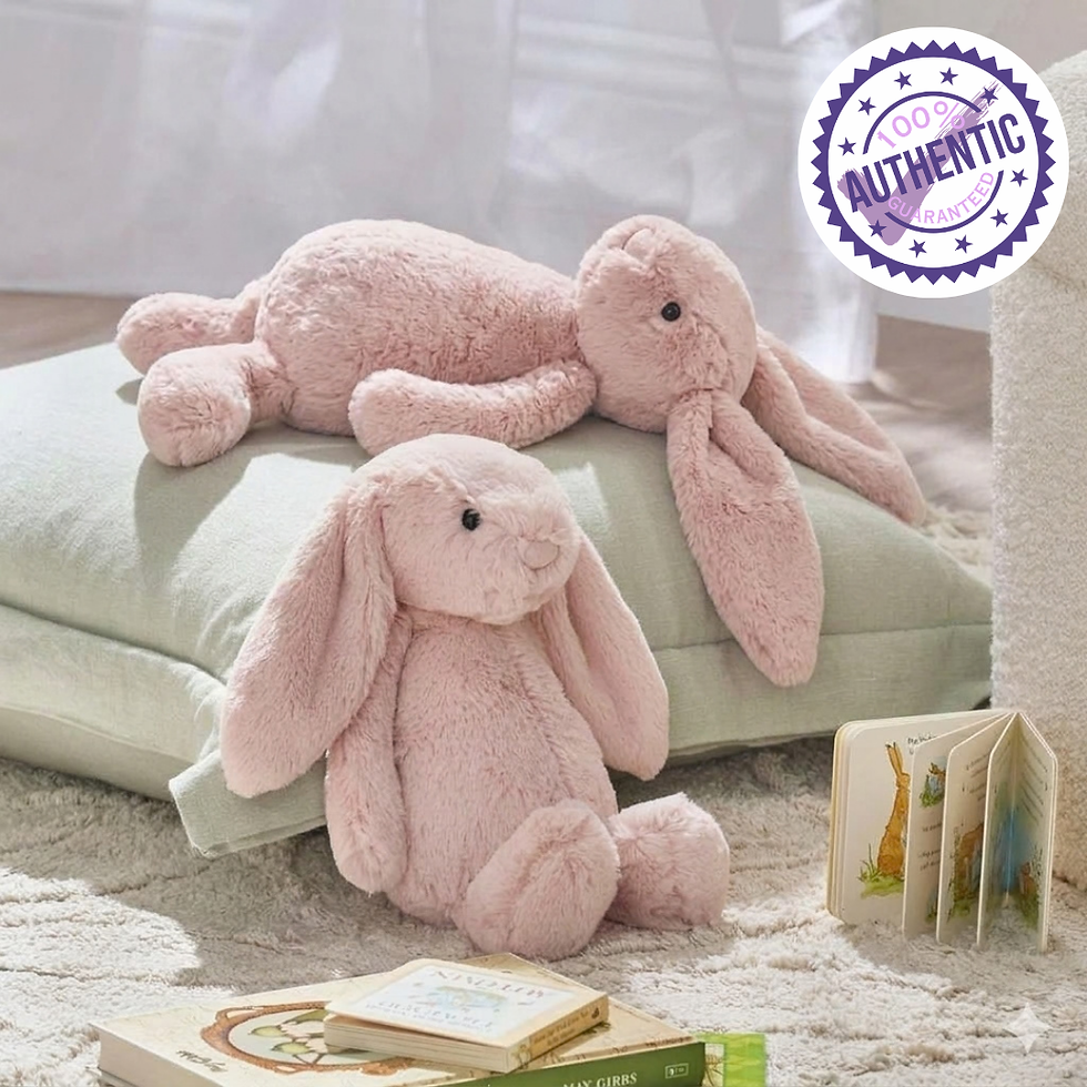 Thumbnail: BASHFUL BLUSH PINK BUNNY