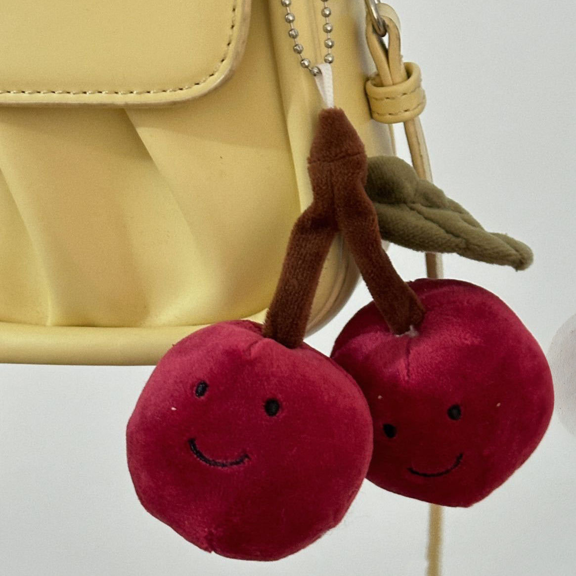 CHERRY DUO KEYCHAIN