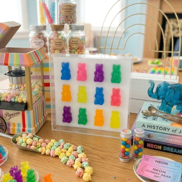 ROWS OF GUMMIES