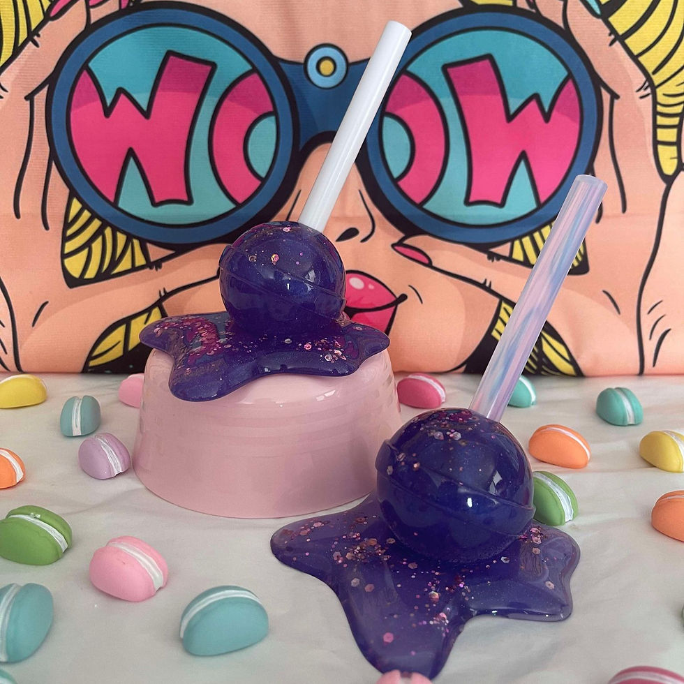 Thumbnail: CHUNKY GLITTER RAINBOW MELTING LOLLIPOP