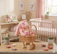 Baby Girl Stroller Hamper