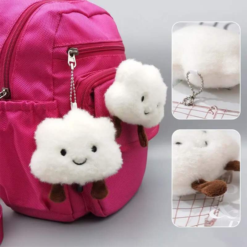 White Cloud Keychain