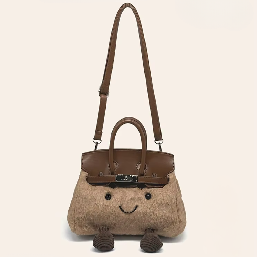 Thumbnail: BUNNY FUR SMILEY BAG