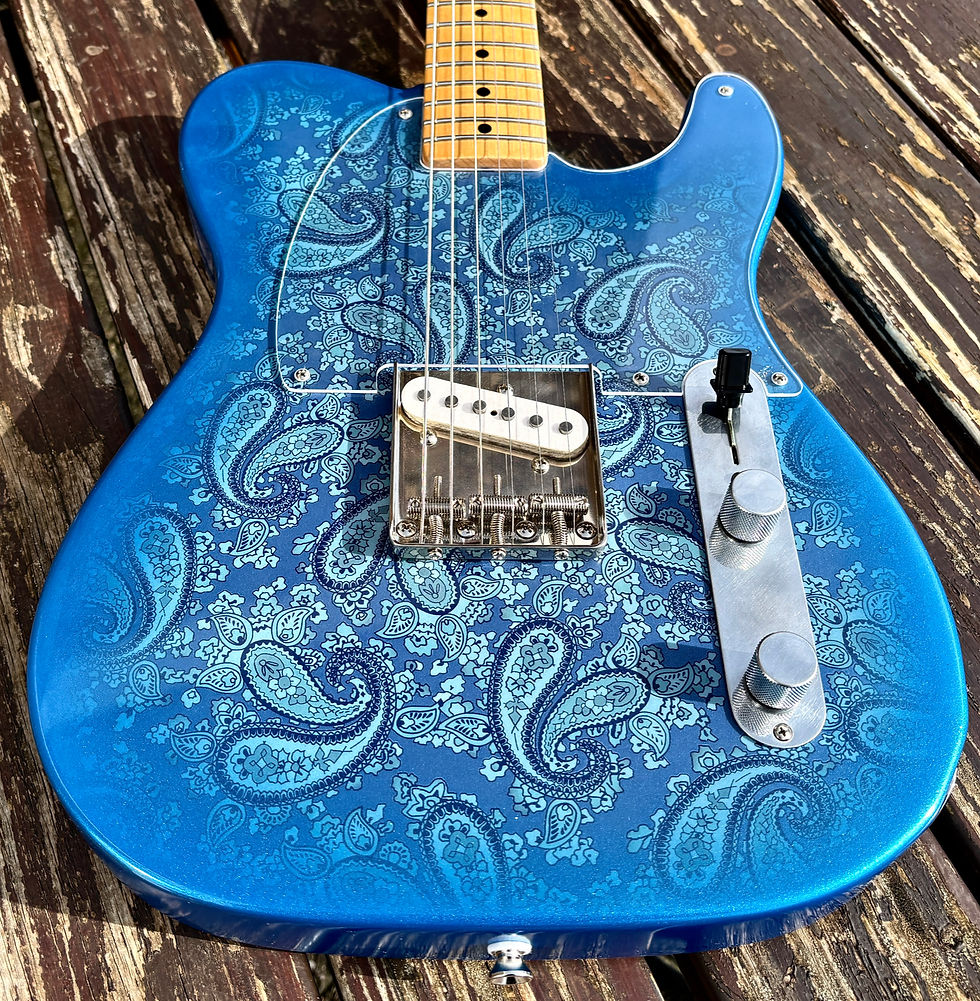 Thumbnail: "Belle" the Paisley Blue '68 E-Type