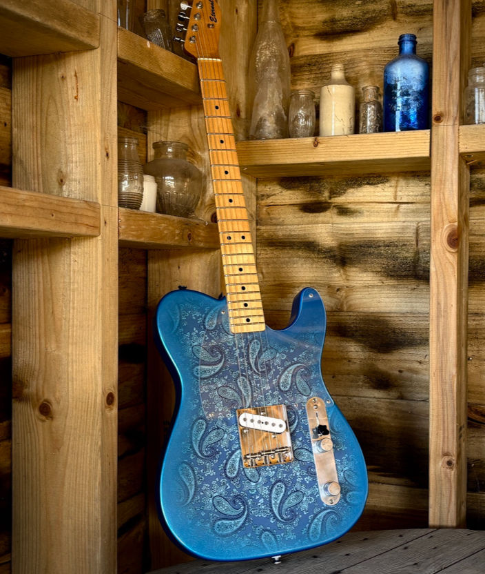 Thumbnail: "Belle" the Paisley Blue '68 E-Type