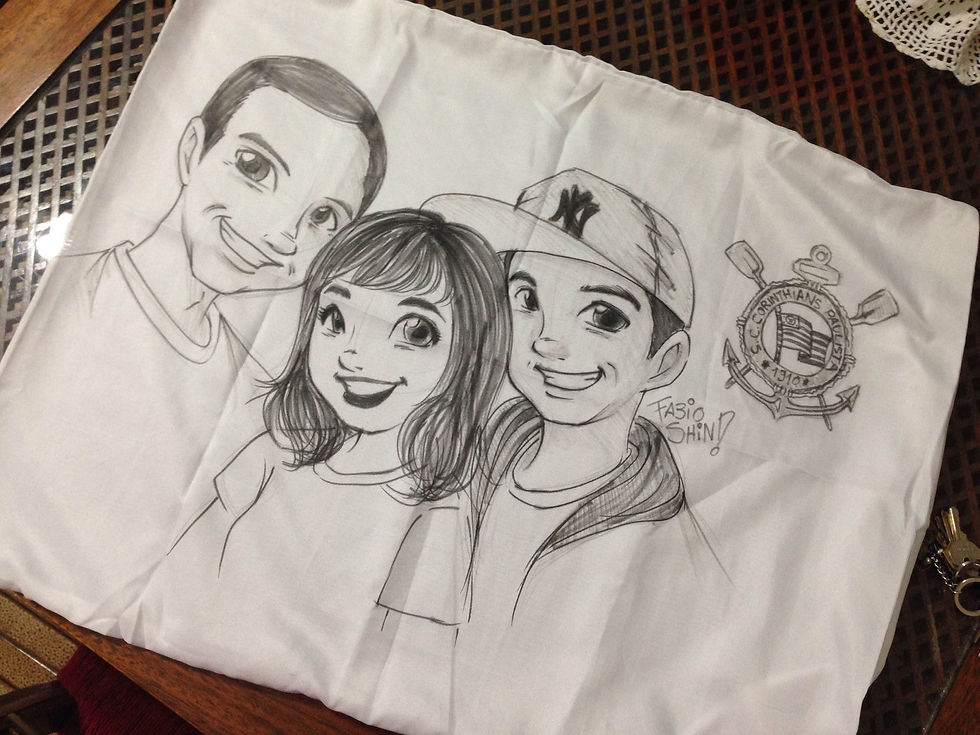 Miniatura: Caricatura em Fronha