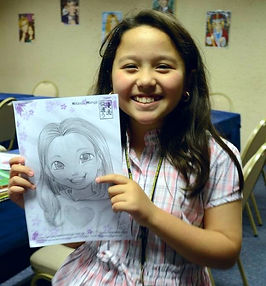 Caricaturas em Mangá no seus Eventos