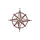 Orange Compass Star