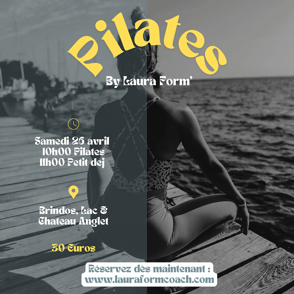 Pilates & petit dej Samedi 26/04 Brindos Lac & Château
