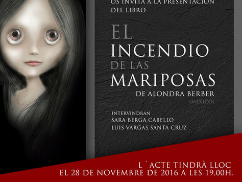 Espai contrabandos (Barcelona) os invita a la presentación del libro "El incendio de las maripo