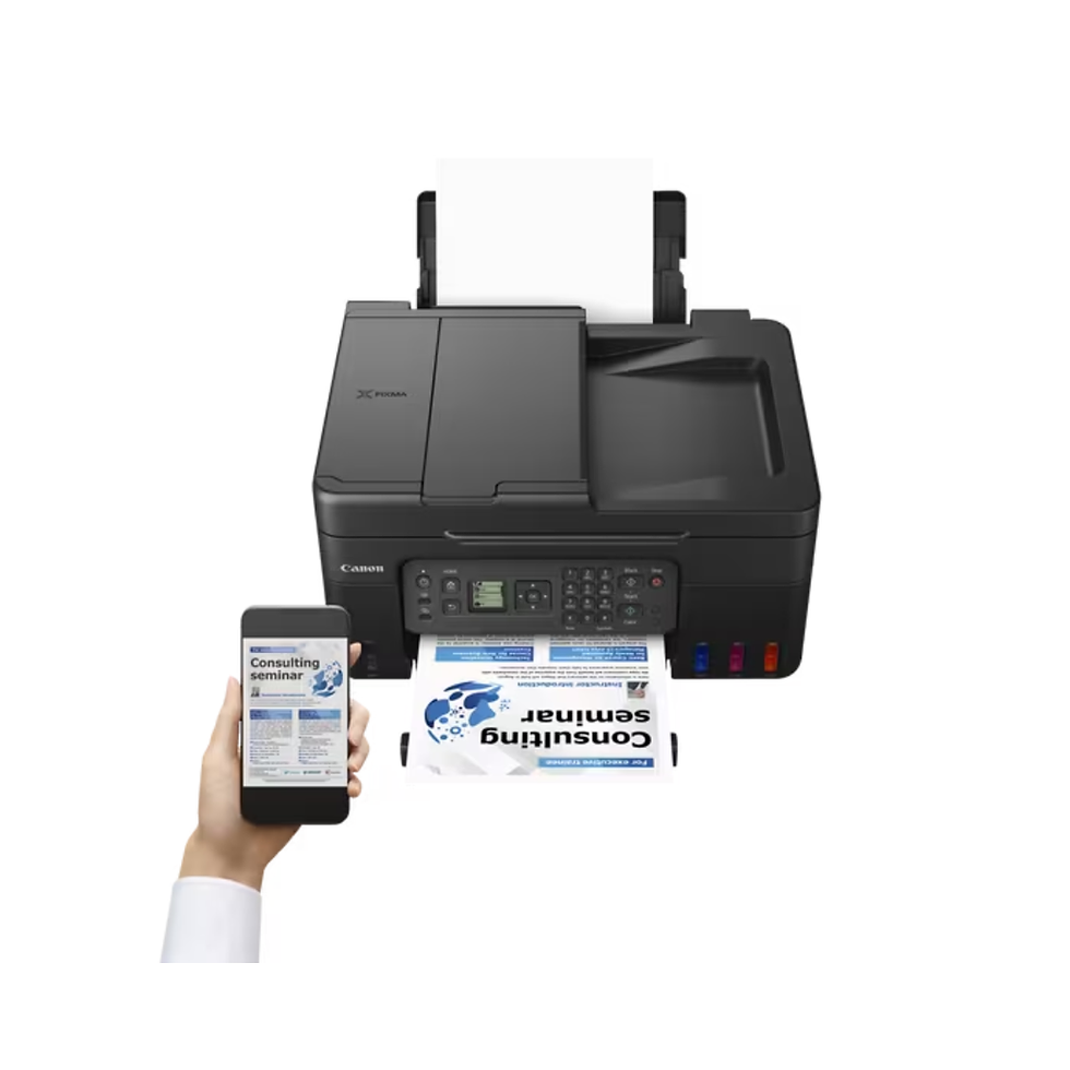 Miniatura: Impressora Canon PIXMA G4470 Mega Tanque de Tinta Wi-Fi ADF Fax Multifuncional