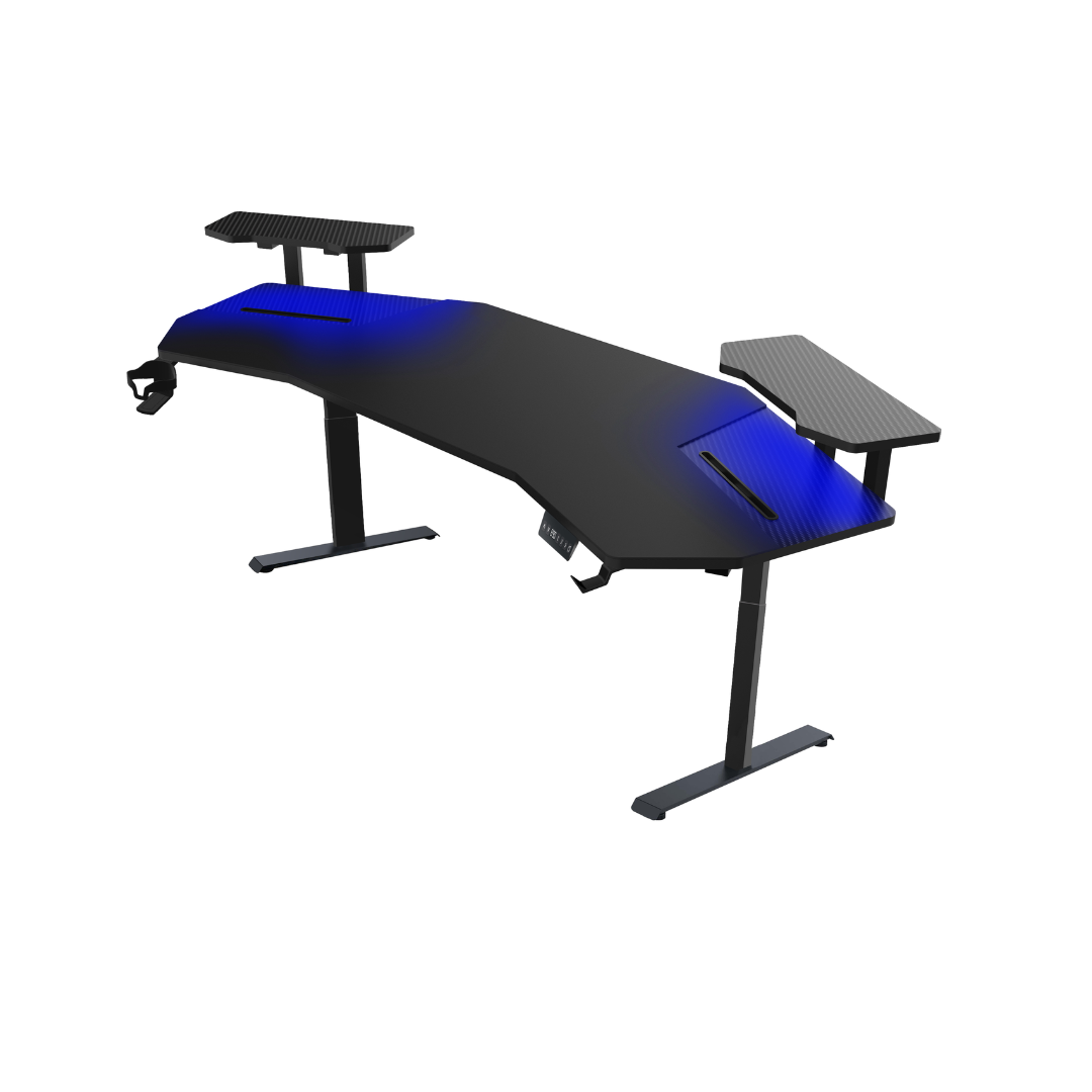 Mesa Gamer Ultimate Ergonômico Elétrico Motorizado Altura Ajustável Confortável