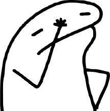 Flork com mão na cabeça png