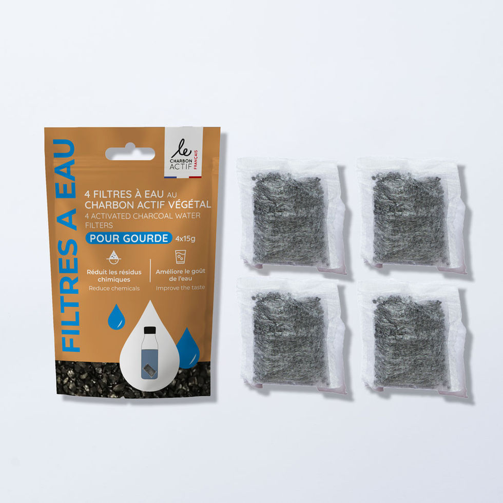 Packaging 4 filtres à gourde nomades