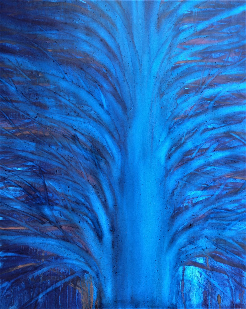 Arbre Turquoise 60x80cm