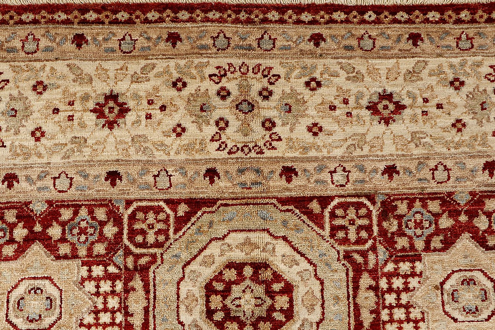 Thumbnail: Firebrick Mamluk 5' 3 x 7' 6 - SKU 71480
