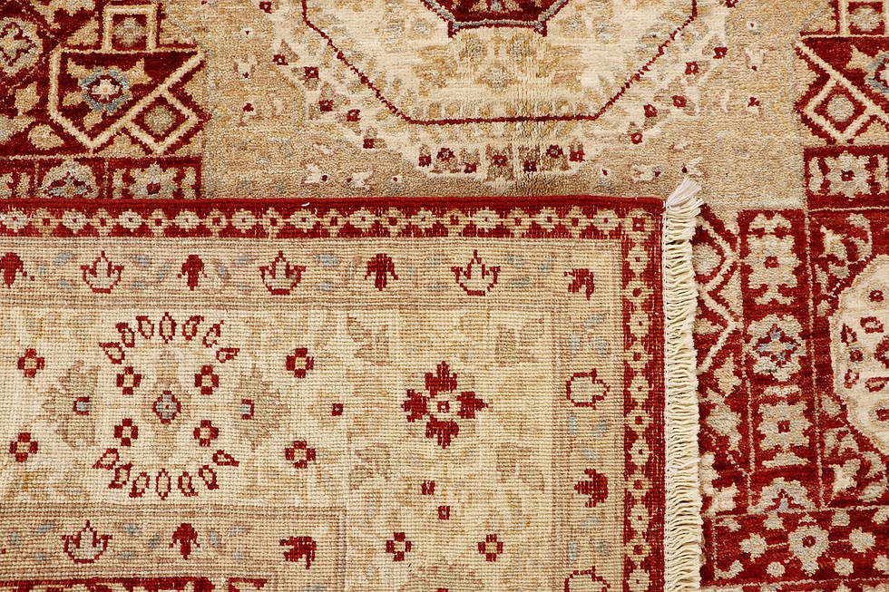Thumbnail: Firebrick Mamluk 5' 3 x 7' 6 - SKU 71480