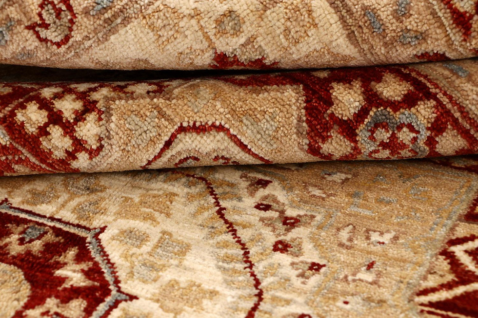 Thumbnail: Firebrick Mamluk 5' 3 x 7' 6 - SKU 71480