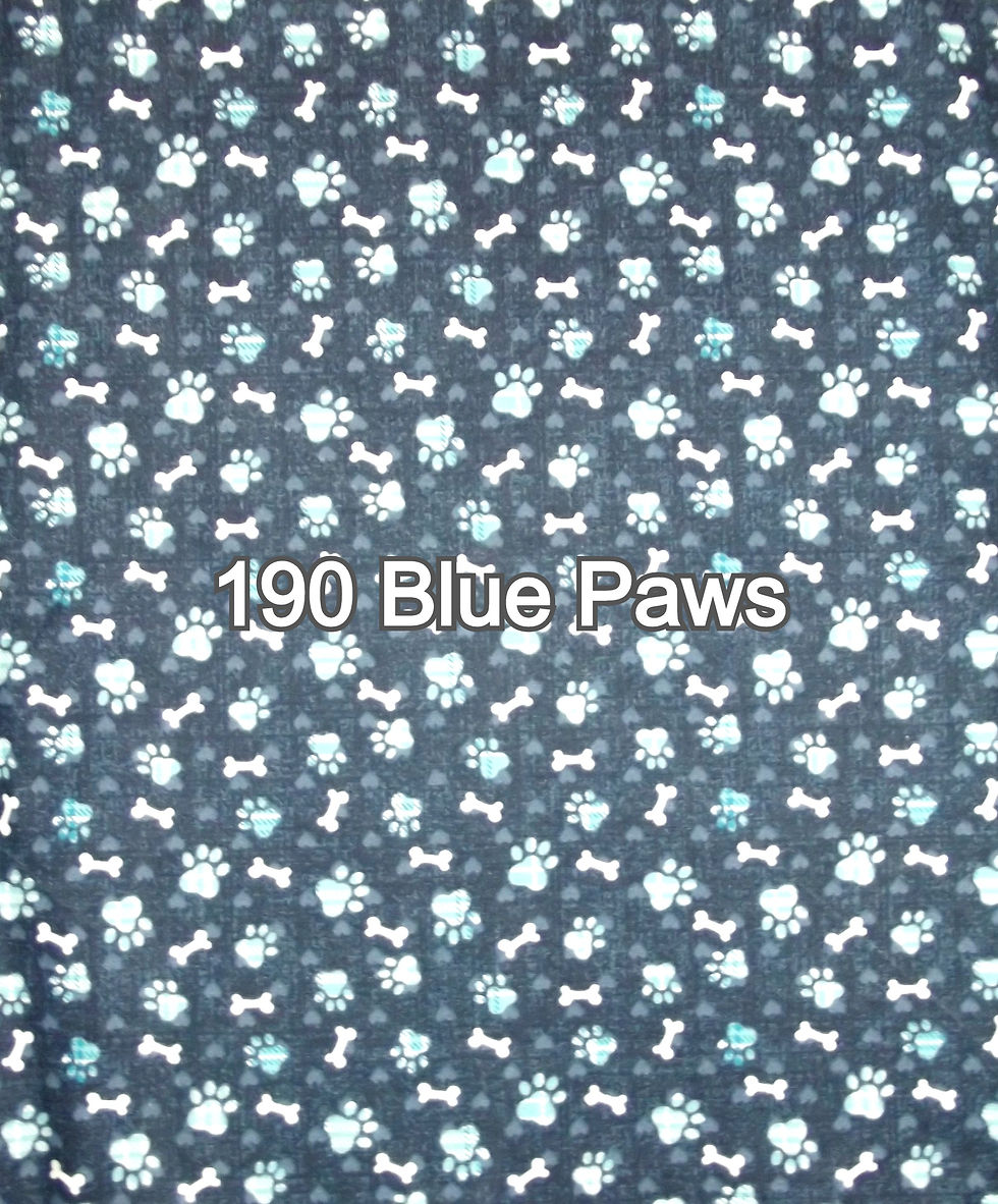 190 Blue Paws