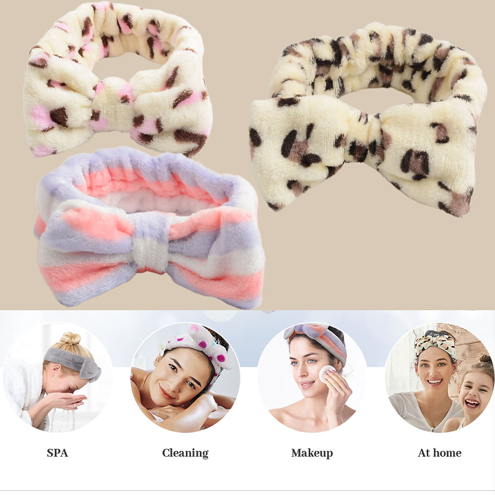 Thumbnail: 6-Piece Spa Headband & Wristband Set