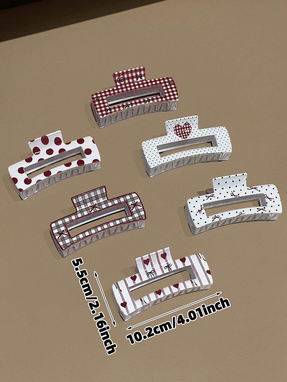 Thumbnail: 6PCS Elegant Hair Clip Set