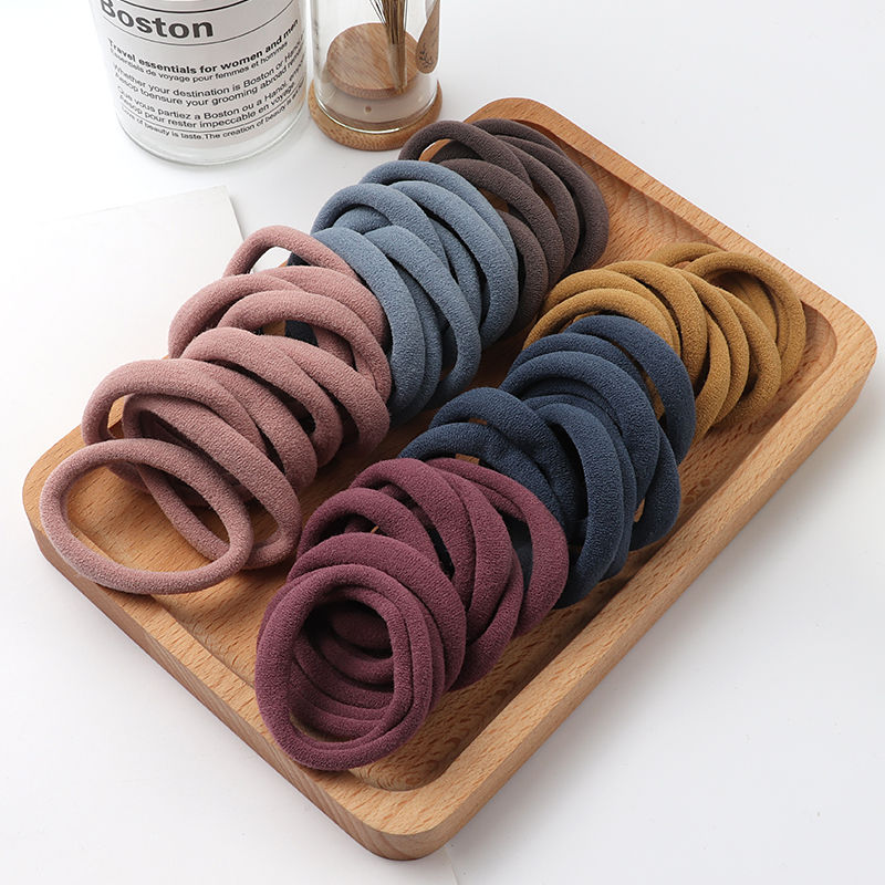 Thumbnail: 50PCS Soft Nylon Hair Bands Set