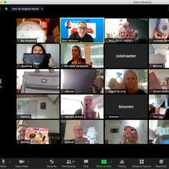 Teambuidling online during Covid Times @ Grandvision Stragetic Sessions