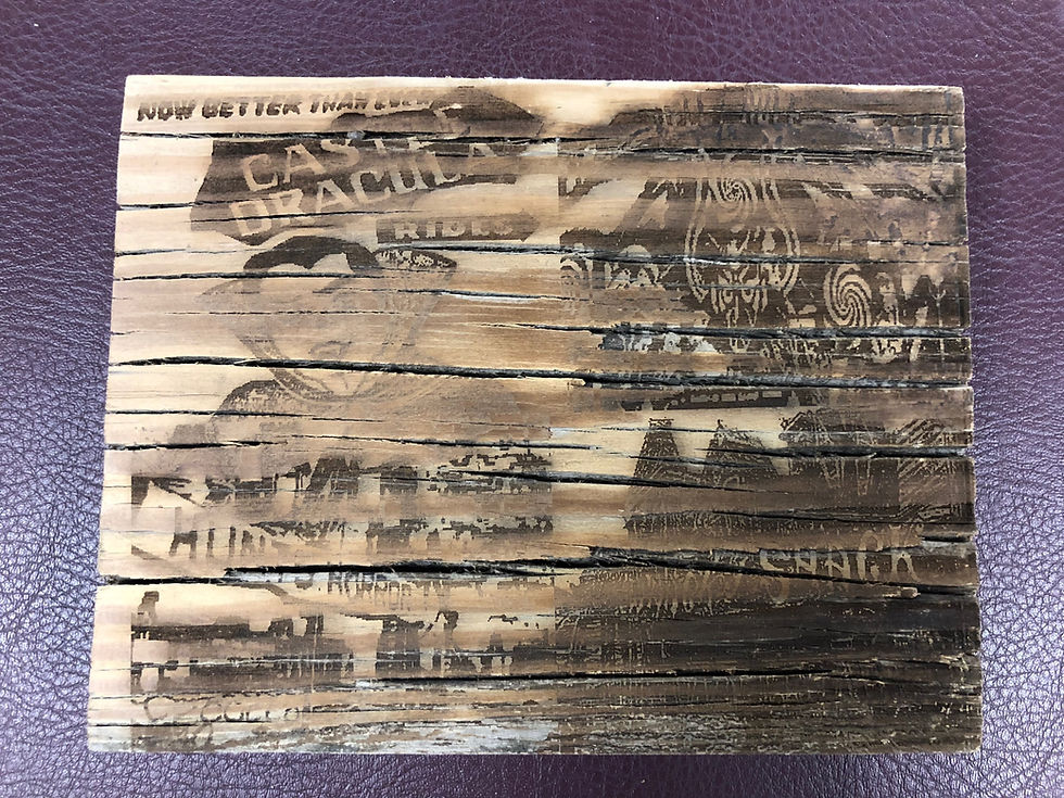 Thumbnail: Laser Engraved Wildwood Boardwalk Block