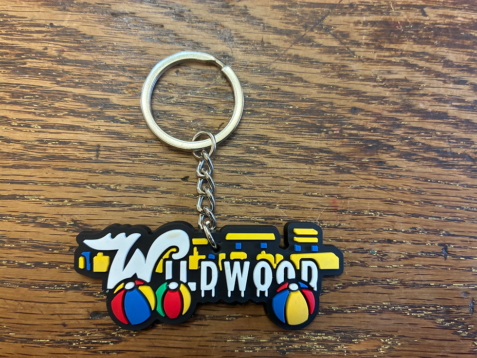 Thumbnail: Wildwoods Rubber Keychain