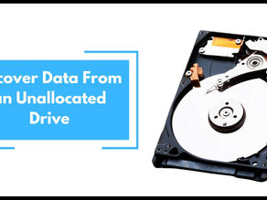 How can I recover data from an unallocated drive?