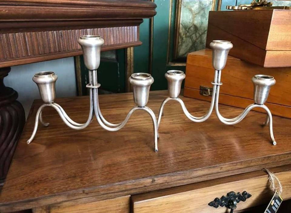 Miniatura: Par de castiçais