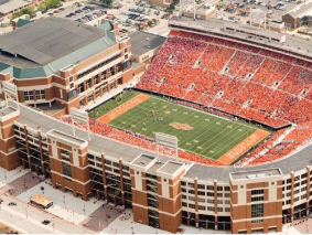 OSU Boone Pickens Stadium, masonry by MidTex Masonry