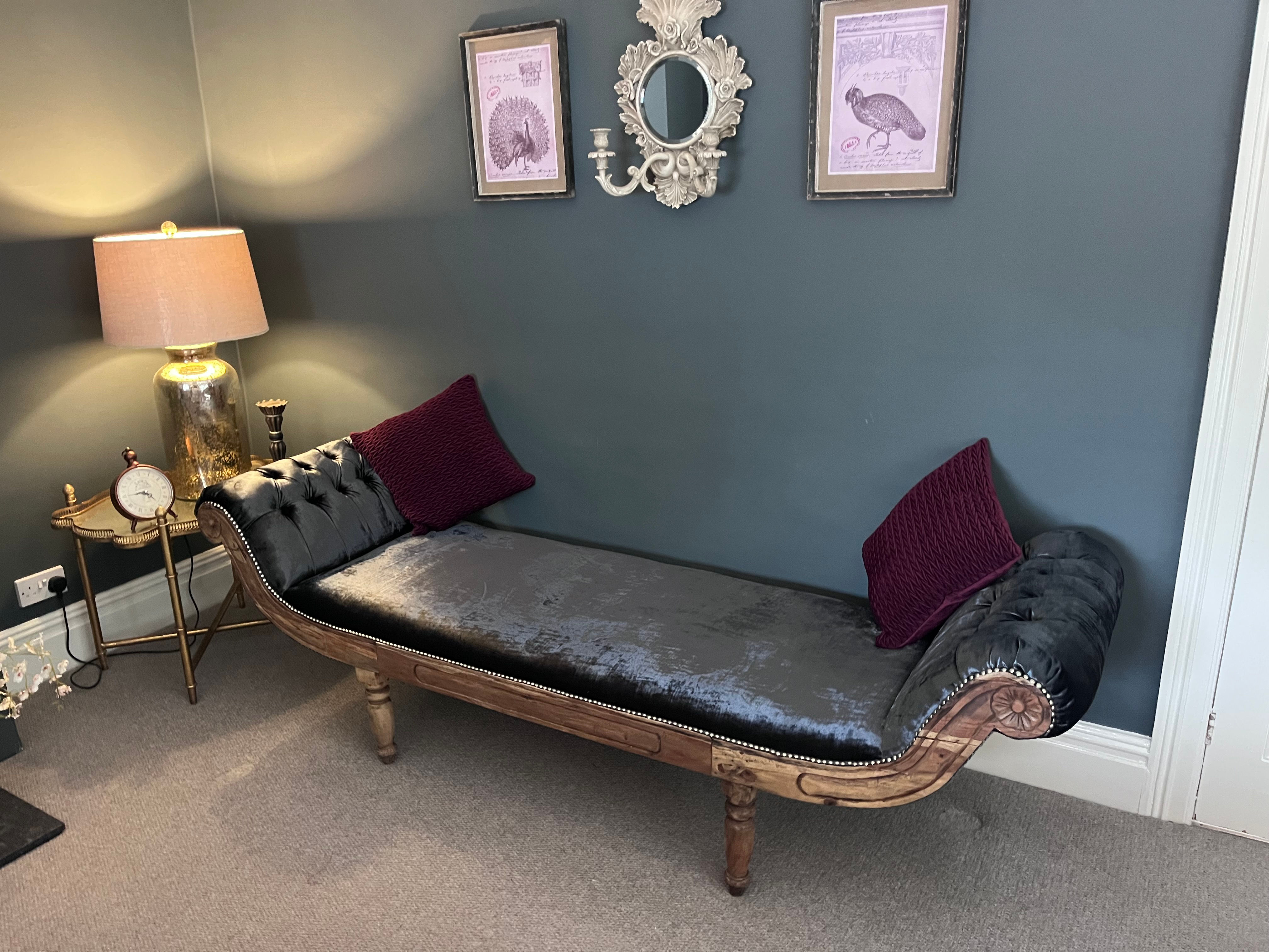 Antique Chaise Lounge Sofa.