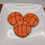 Thumbnail: Large Basketball Cookies - 12/CASE