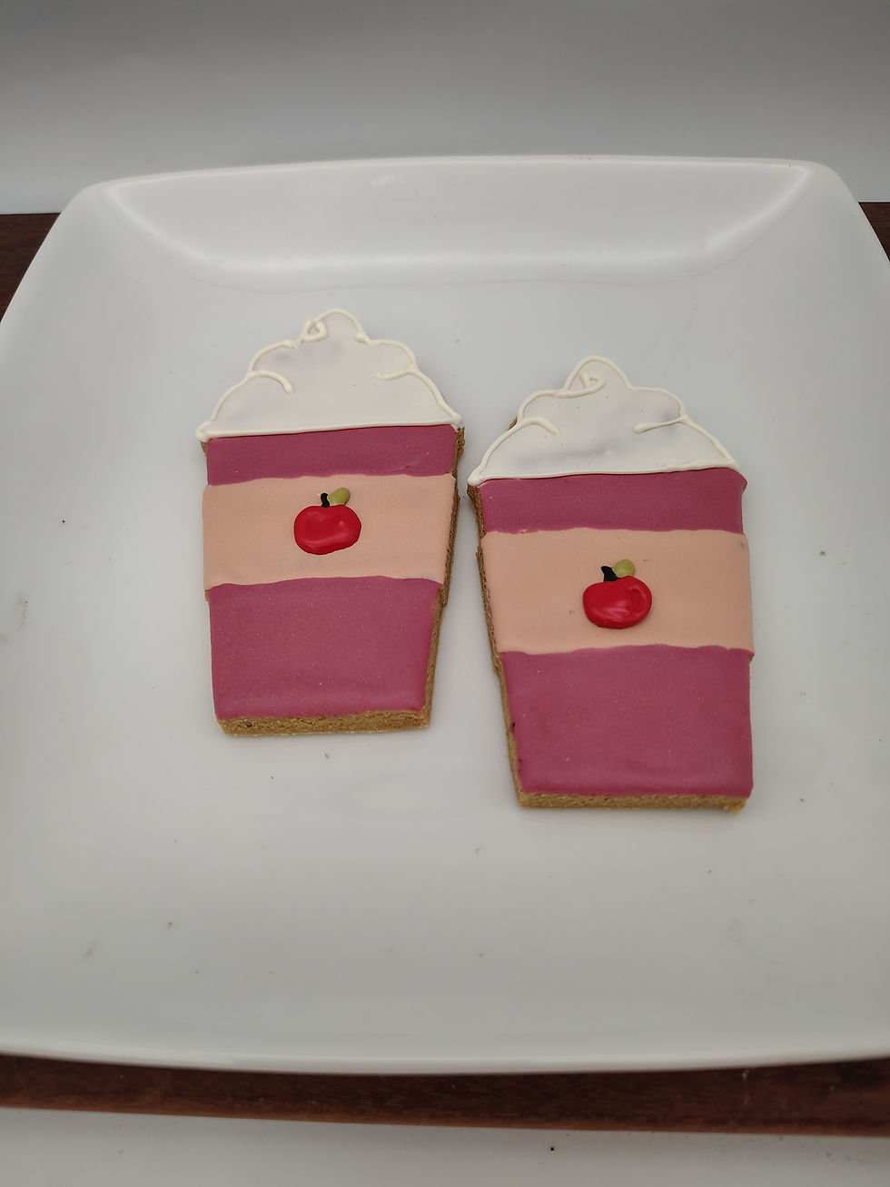 Large Carmel Apple Latte with Whip Cookies - CASE