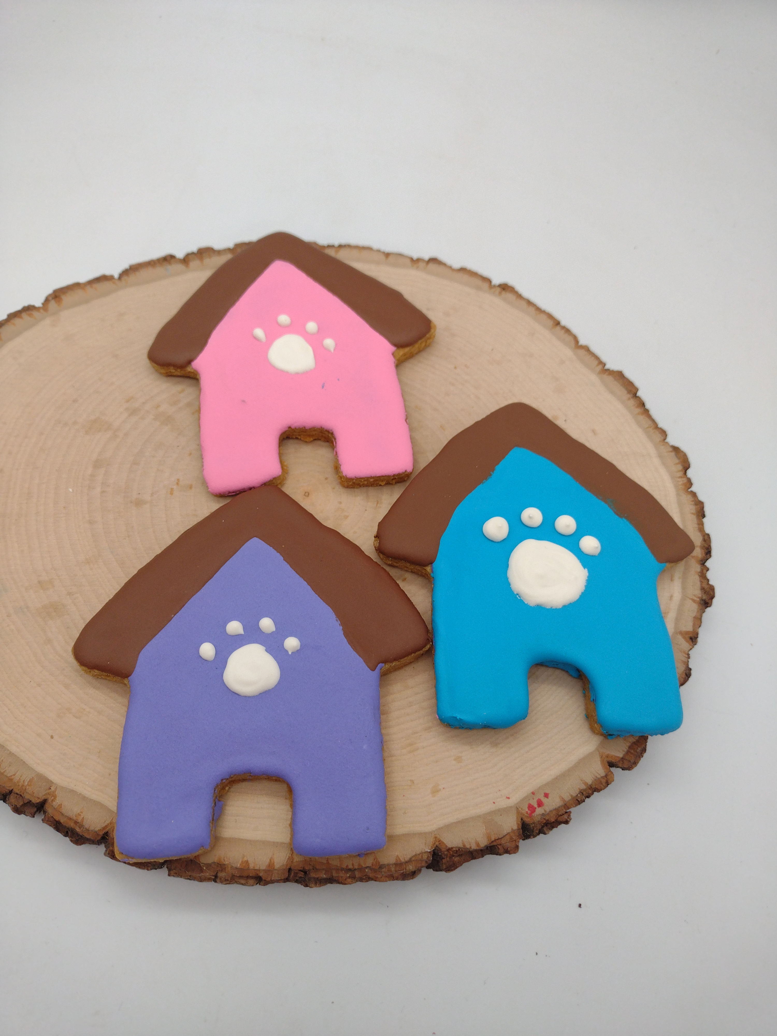 Large Dog House Cookies - CASE